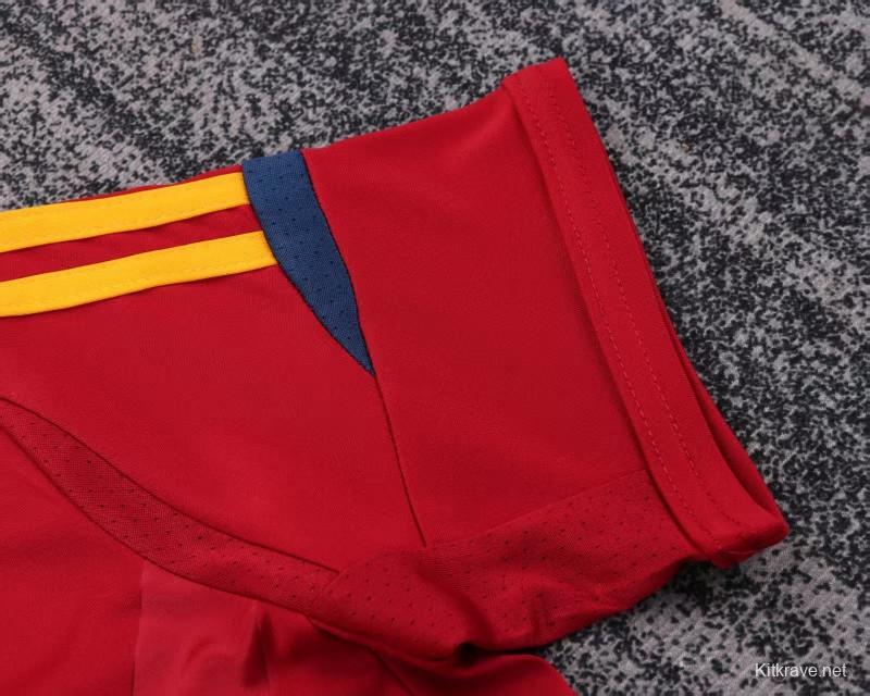Retro Kids 2012 Spain Home Jersey