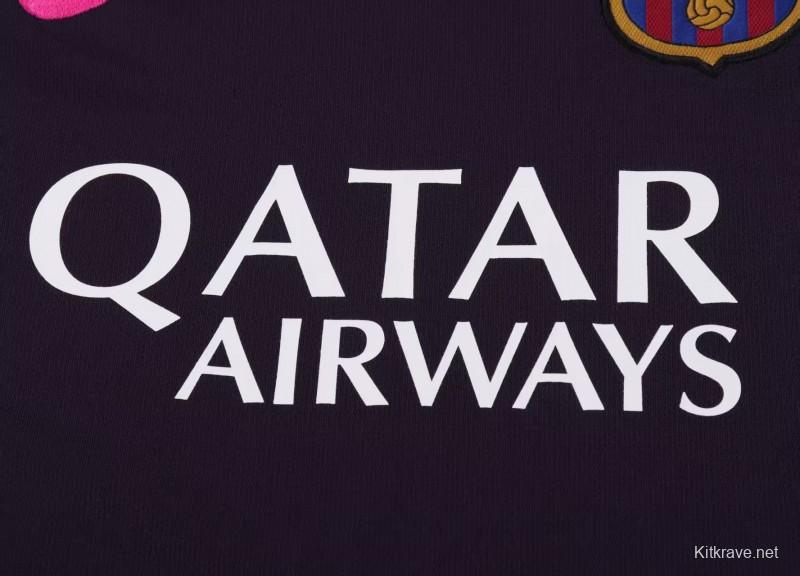 Retro Kids 16/17 FC Barcelona Away Jersey