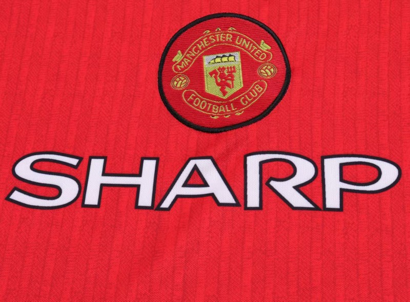 Retro Kids  96/97 Manchester United Home Jersey