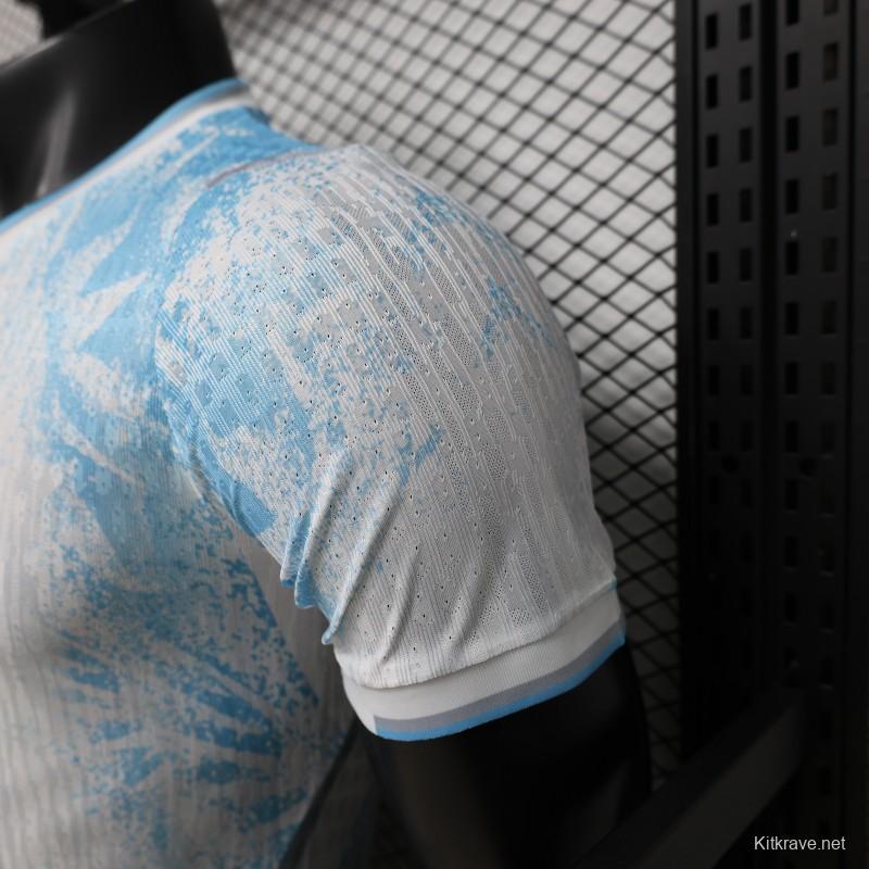 Player Version 2026 Uruguay Away Special Edition White  Jersey