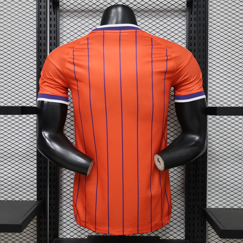 Player Version 26/27 Scotland Away Orange with Purple Pinstripe Jersey