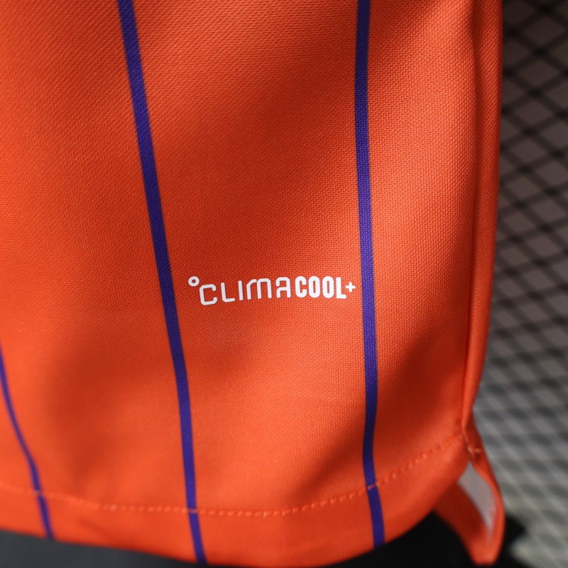 Player Version 26/27 Scotland Away Orange with Purple Pinstripe Jersey