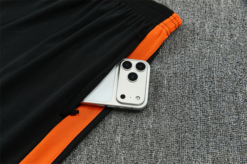 26/27 Netherlands Home Orange Short Sleeve + Soccer Shorts
