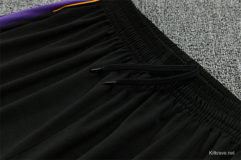 Player Version 26/27  Barcelona Light GreyHalf Zipper Jacket+Long Pants