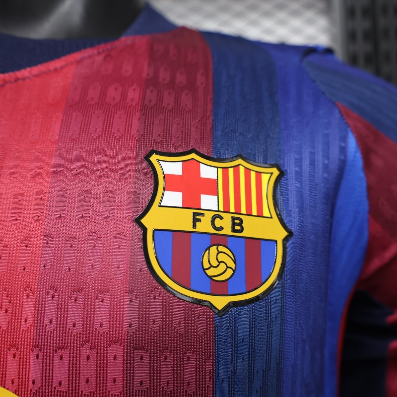 Player Version 26/27 Barcelona Long Sleeve Home Jersey
