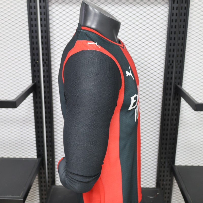 Player Version 26/27 AC Milan Home Long Sleeve Jersey