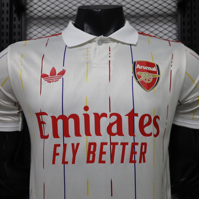 Player Version 26/27 Arsenal White Stripe Pre-Match Jersey