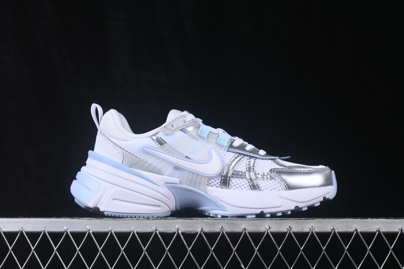 Nike V2K Run Retro Low Top Running Shoes with Cushlon Cushioning and Anti-Slip - FD0736-119