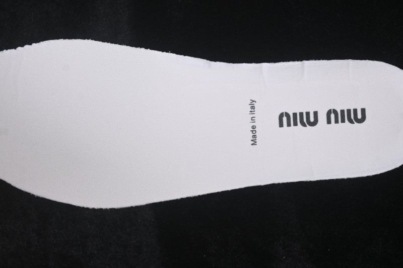 Miumiu Gymnasium 26s Spring Summer Runway Multi-Element Clash Round Toe Lace-Up Mesh German Trainer Shoes Leather
