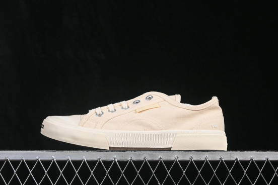 Balenciaga Paris Low Top Lace-Up Distressed Casual Half-Slip Sneakers W3RC49092