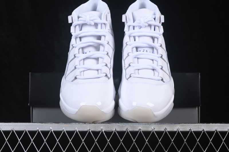 Comme des Garçons x Nike Air Jordan 11 White Sneakers - IV7639-100
