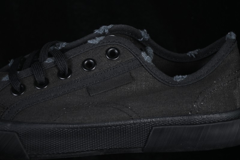 Balenciaga Paris Low Top Distressed Lace-Up Fashion Sneakers - W3RC11090