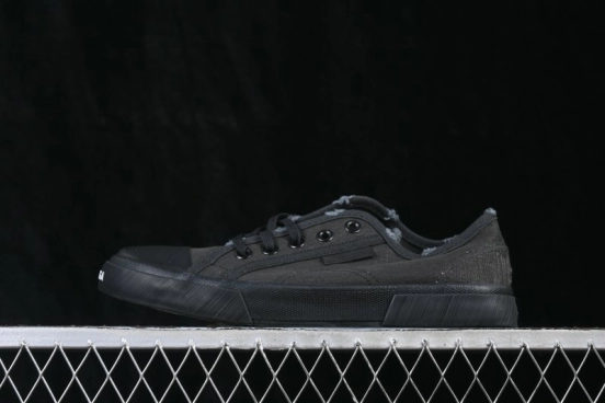 Balenciaga Paris Low Top Distressed Lace-Up Fashion Sneakers - W3RC11090