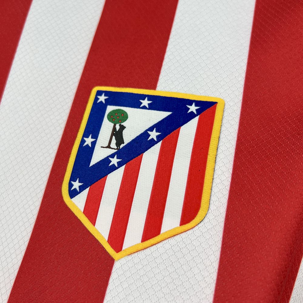 2025/26 Mens Atletico Madrid Home Long Sleeve Jersey