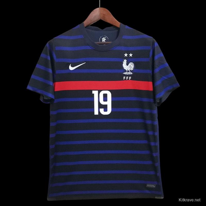 Retro 2020 France Benzema Jersey