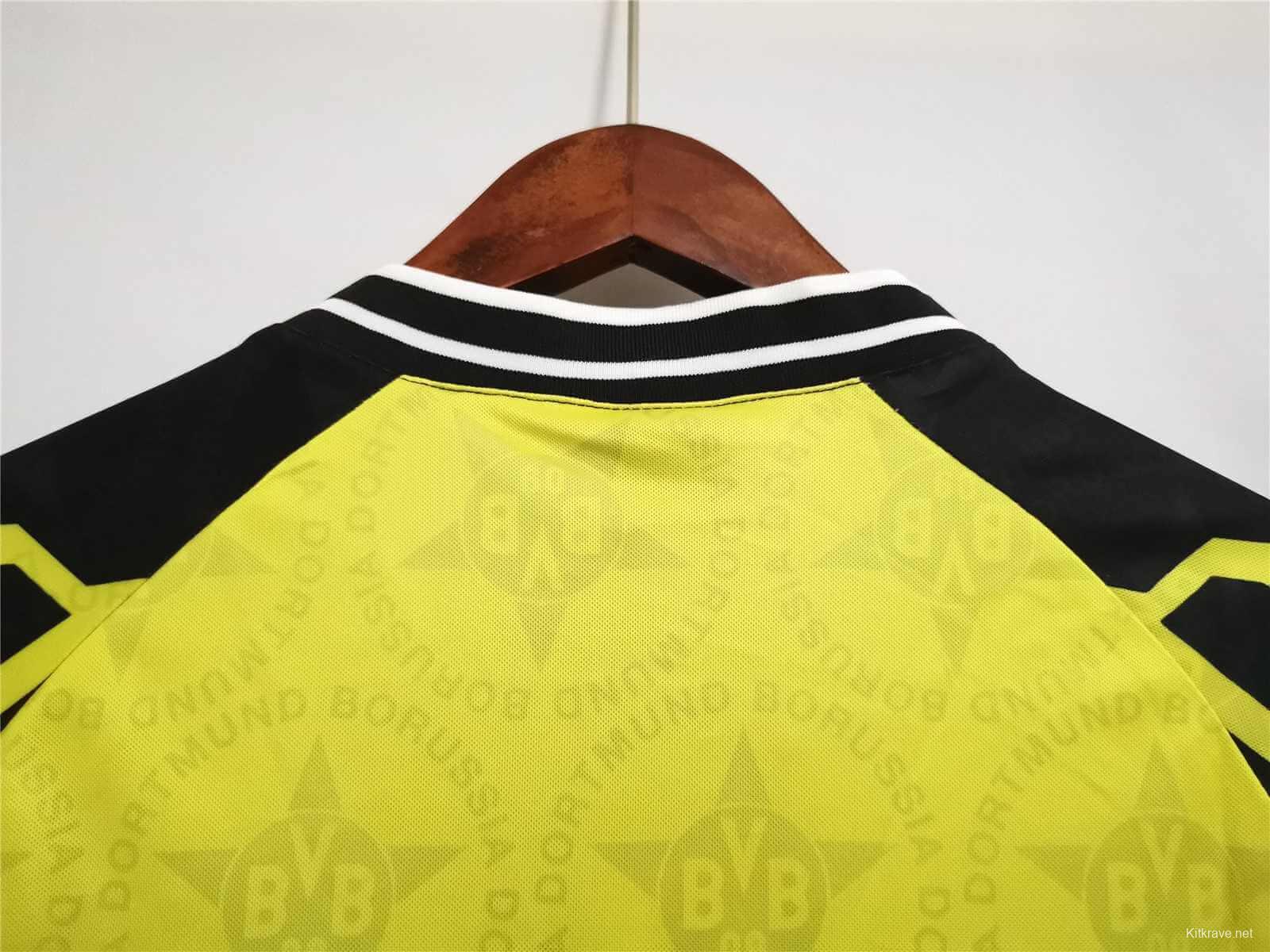 Retro 94/95 Borussia Dortmund Home Yellow Jersey