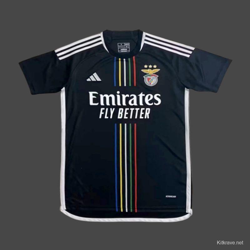 23 24 Benfica Away Black Jersey