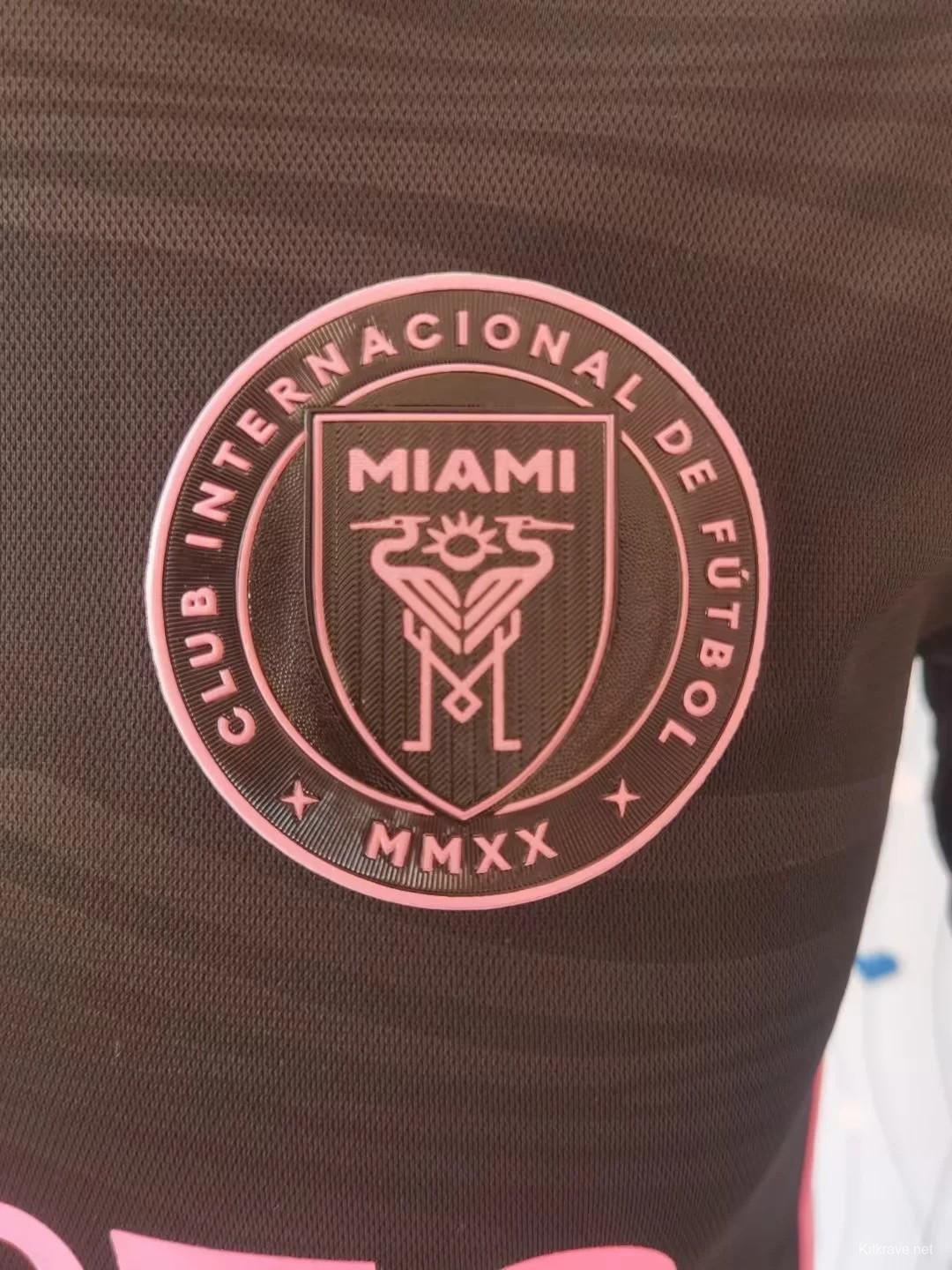 Player Version 23/24 Inter Miami Black Long Sleeve Jersey