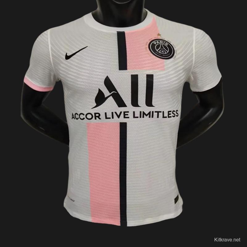 Player Version 21/22 PSG Away White Jersey