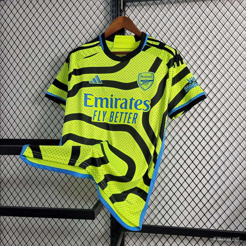 23/24 Arsenal Away Yellow Jersey