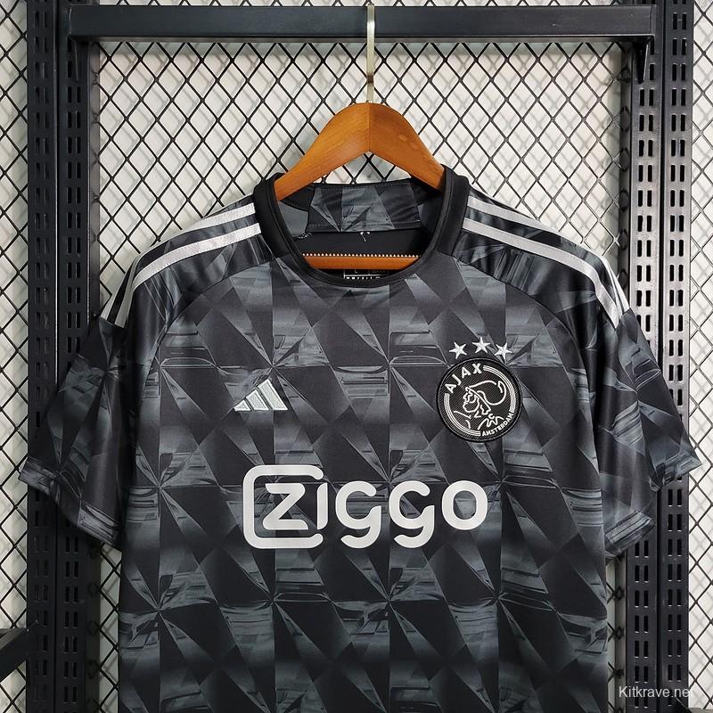 23/24 Ajax Third Black Jersey