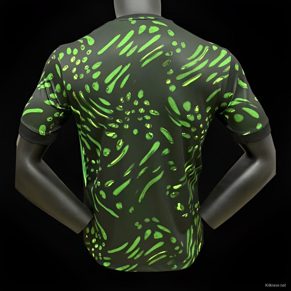 Player Version 2024 Nigeria Away Green Jersey