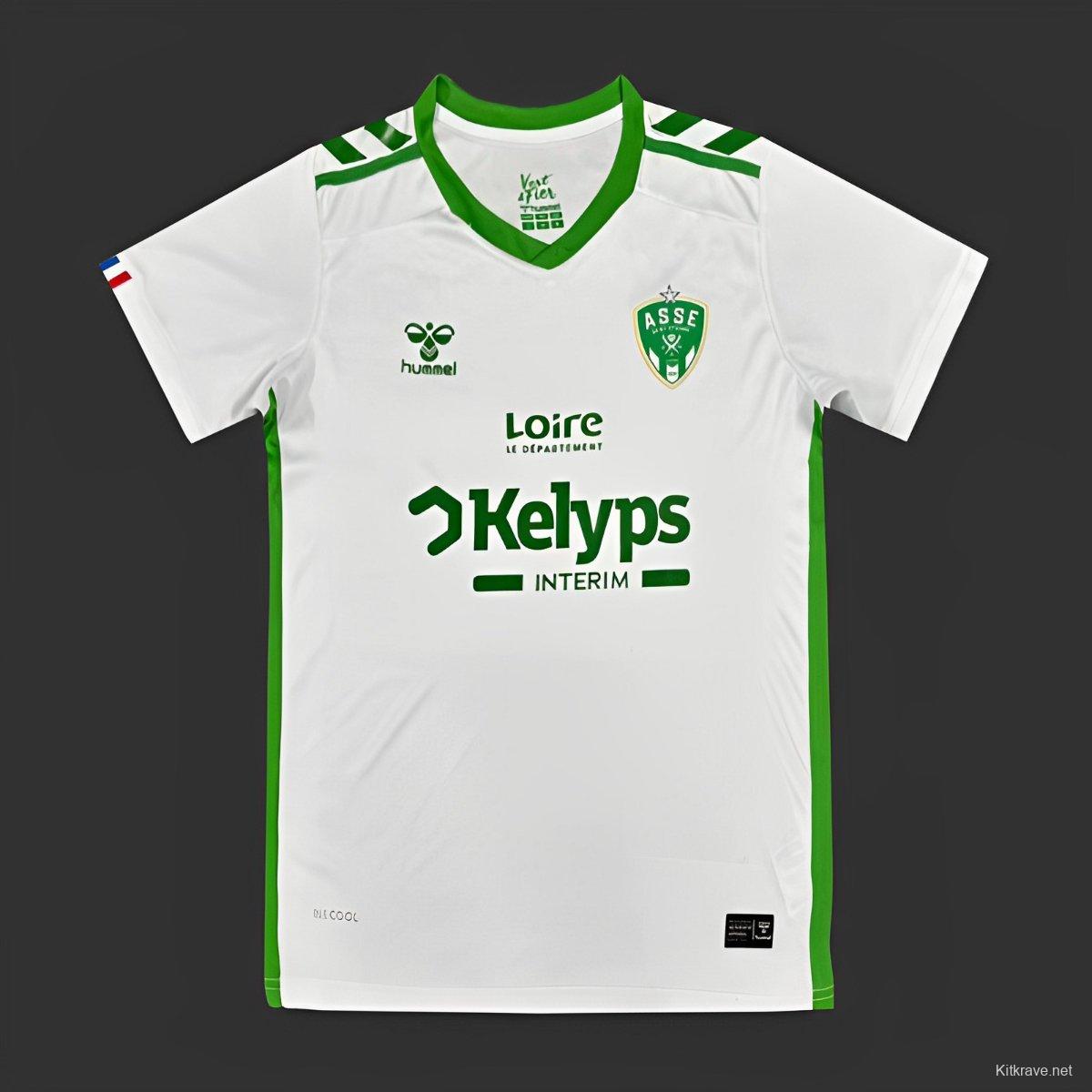 24/25 Saint-Etienne Away White Jersey