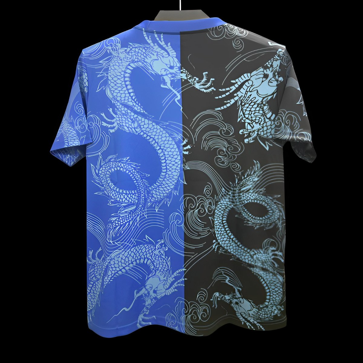 25/26 Real Madrid Blue and Black with Split Dragon Design Jersey