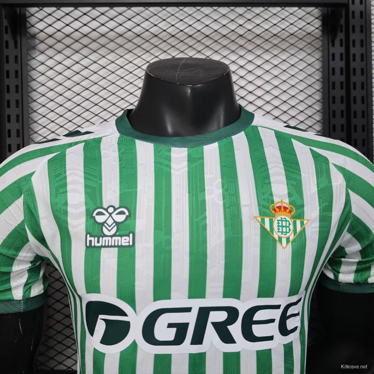 Player Version 25/26 Real Betis Home Jersey