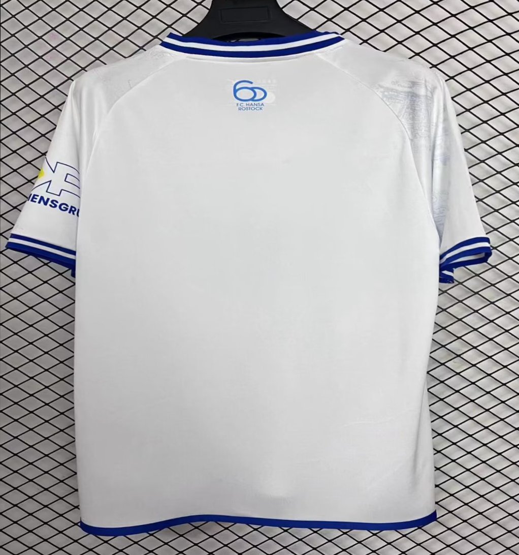 25/26 Hansa Rostock Away WHITE Jersey