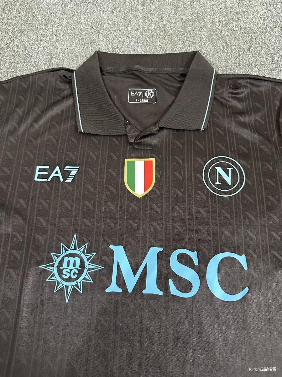 25/26 Napoli Third Black Jersey