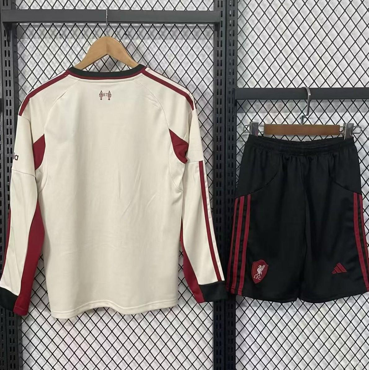 25/26 Kids Liverpool Away Long Sleeve Jersey