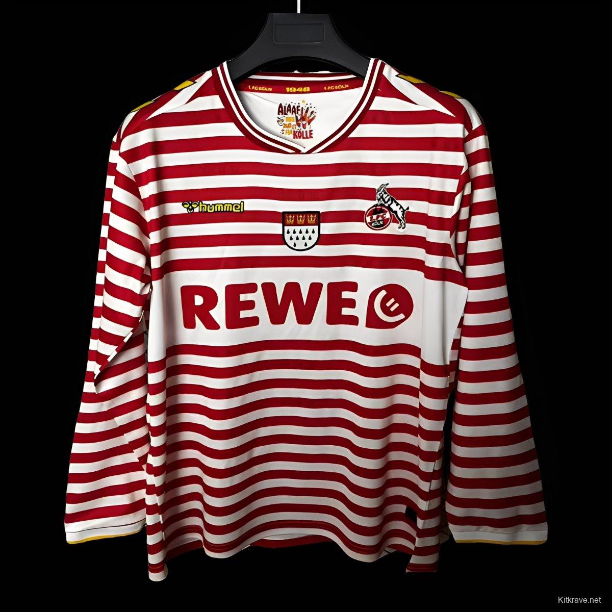 25/26 Koln Carnival White/Red Special Long Sleeve Jersey
