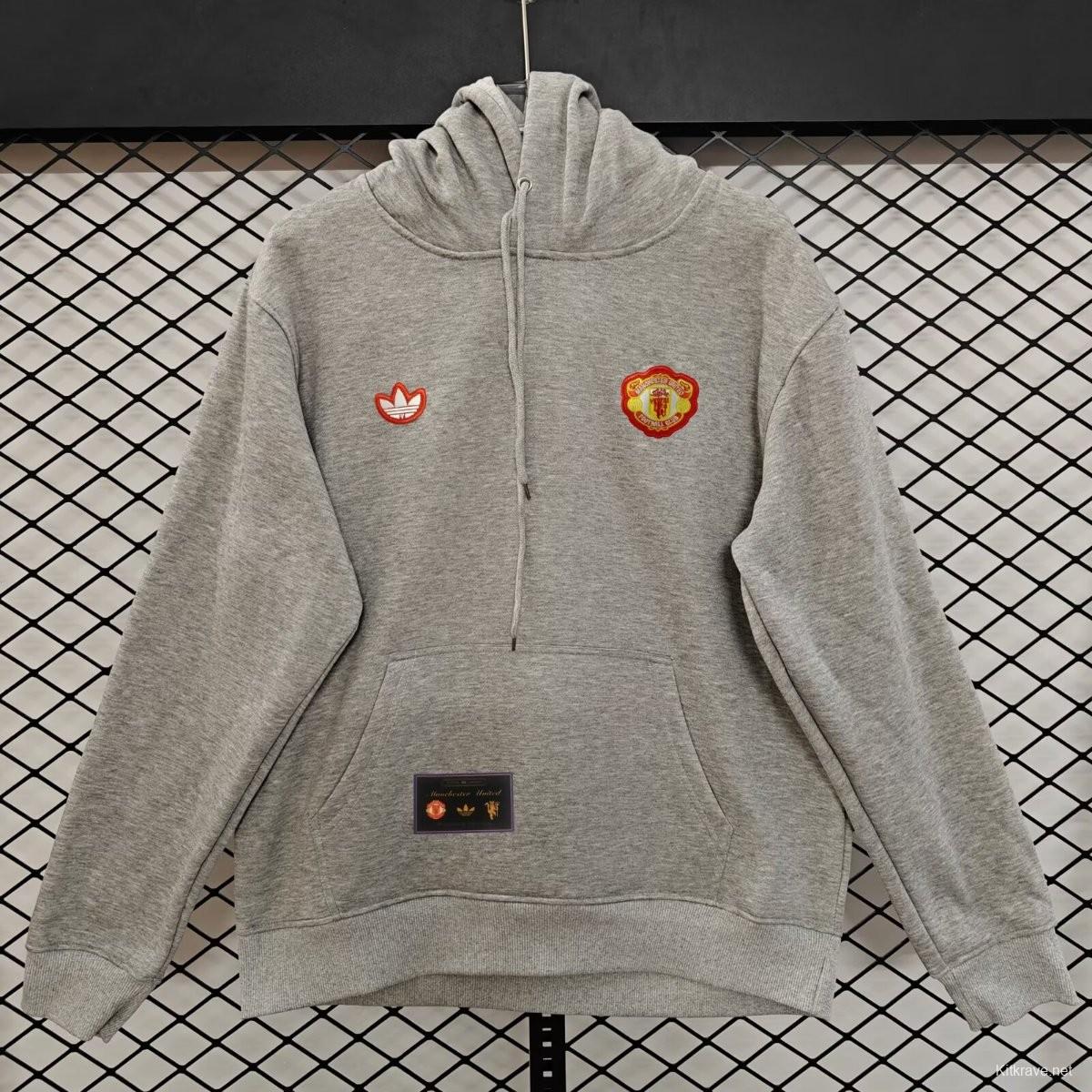 25/26 Manchester United Navy Hoodie Jacket-9 Colors
