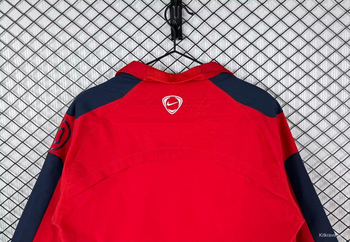 Retro 04/05 Arsenal Home Red Windbreaker