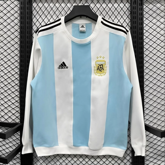25/26 Argentina FC Home Long Sleeve Training Sweatshirt