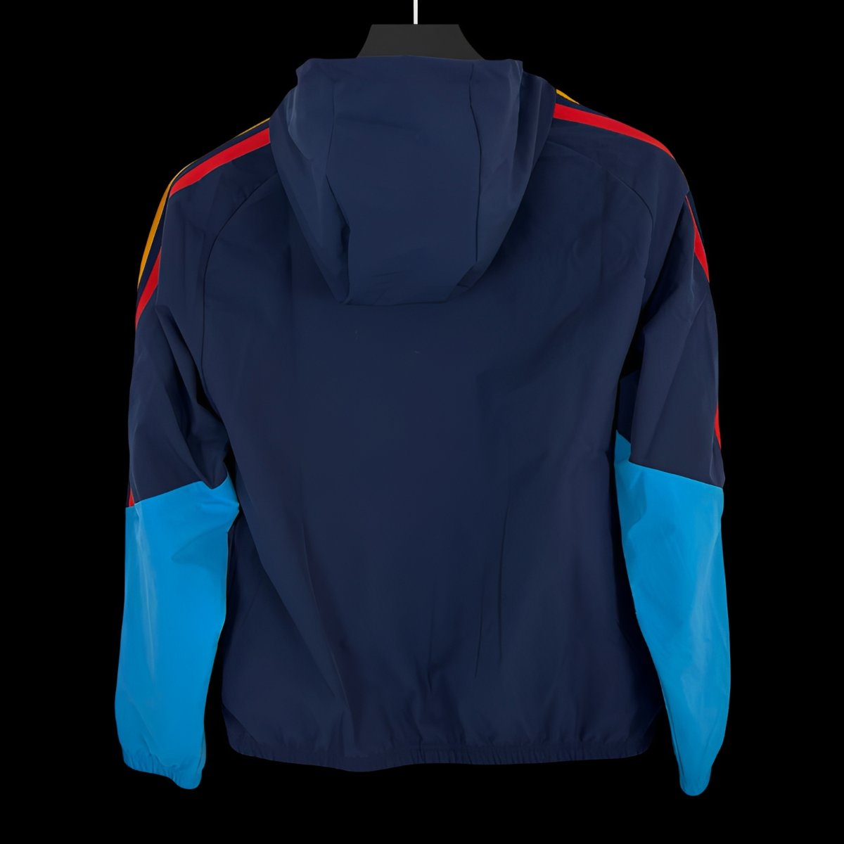 2026 Spain Navy Full Zipper Windbreaker