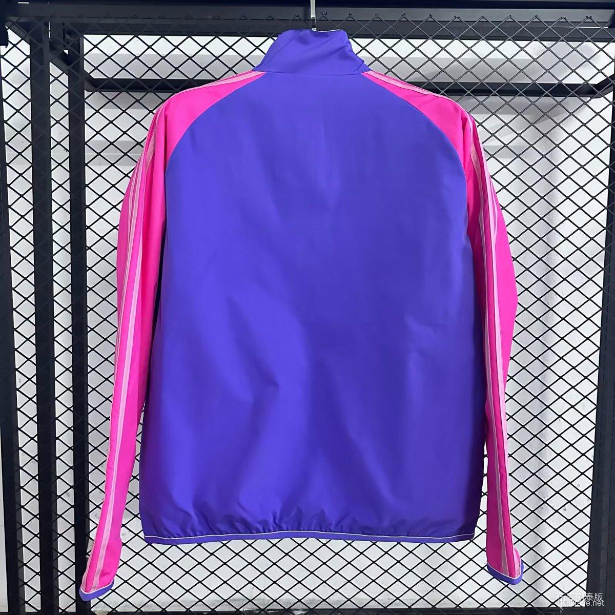 2026 Germany Purple/Blue Full Zipper Windbreaker