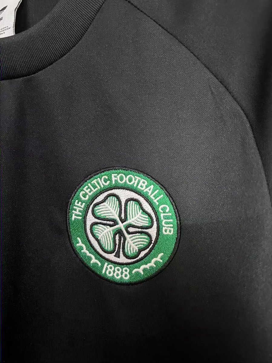 26/27 Adidas Celtic Origins Long Sleeve Black T-Shirt