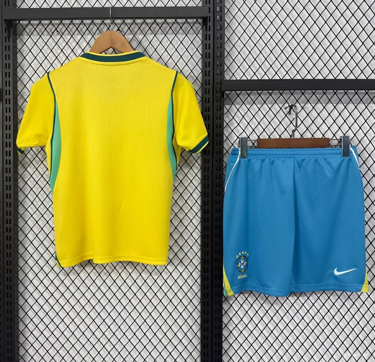 2026 Kids Brazil Home World Cup Jersey