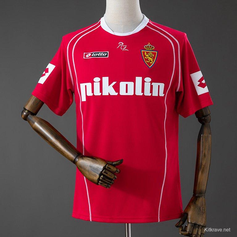 04/05 Zaragoza Away Retro Jersey