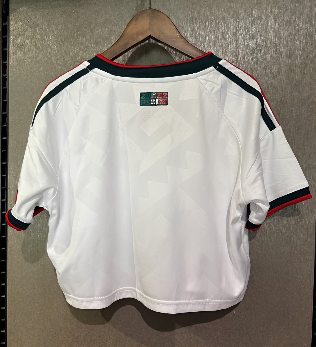 2026 Mexico Away White Women Cropped Jersey