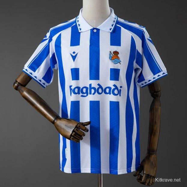 25/26 Real Sociedad Retro Style Jersey S