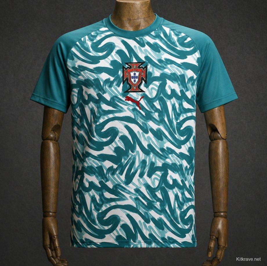 2026 Portugal Green Pre-Match Jersey