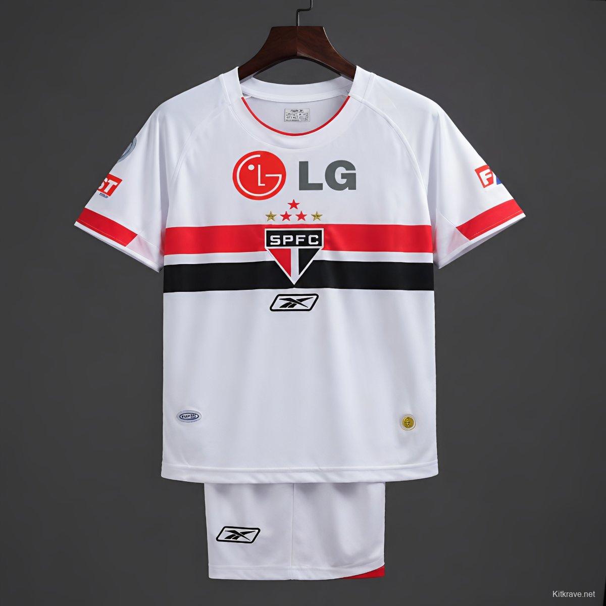 Retro 07/08 Kids Sao Paulo Home Jersey