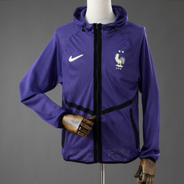 2026 France Men's Football Anthem Jacket - Purple