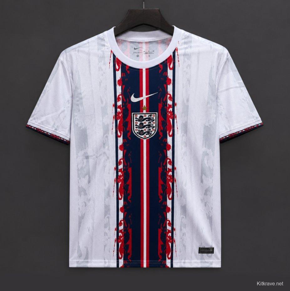 2026 England World Cup Special Edition White Jersey.