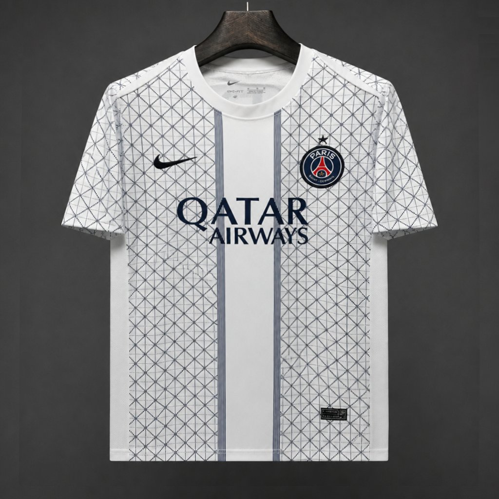 25/26 PSG Paris Saint-Germain Academy Pro Eiffel Tower Lattice Pattern Pre-Match Jersey