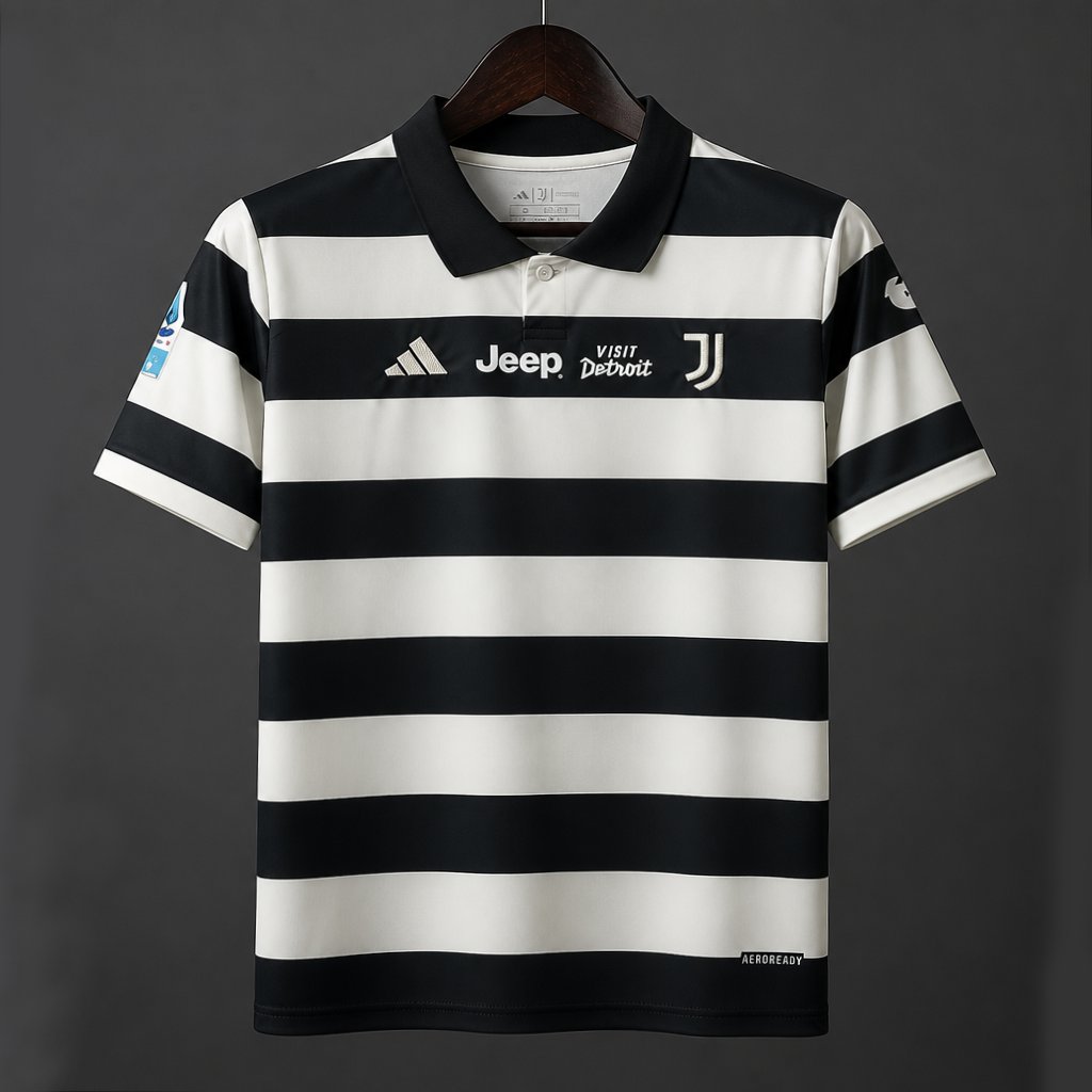 25/26 Juventus Forth Jersey With Serie A Full Sponsor