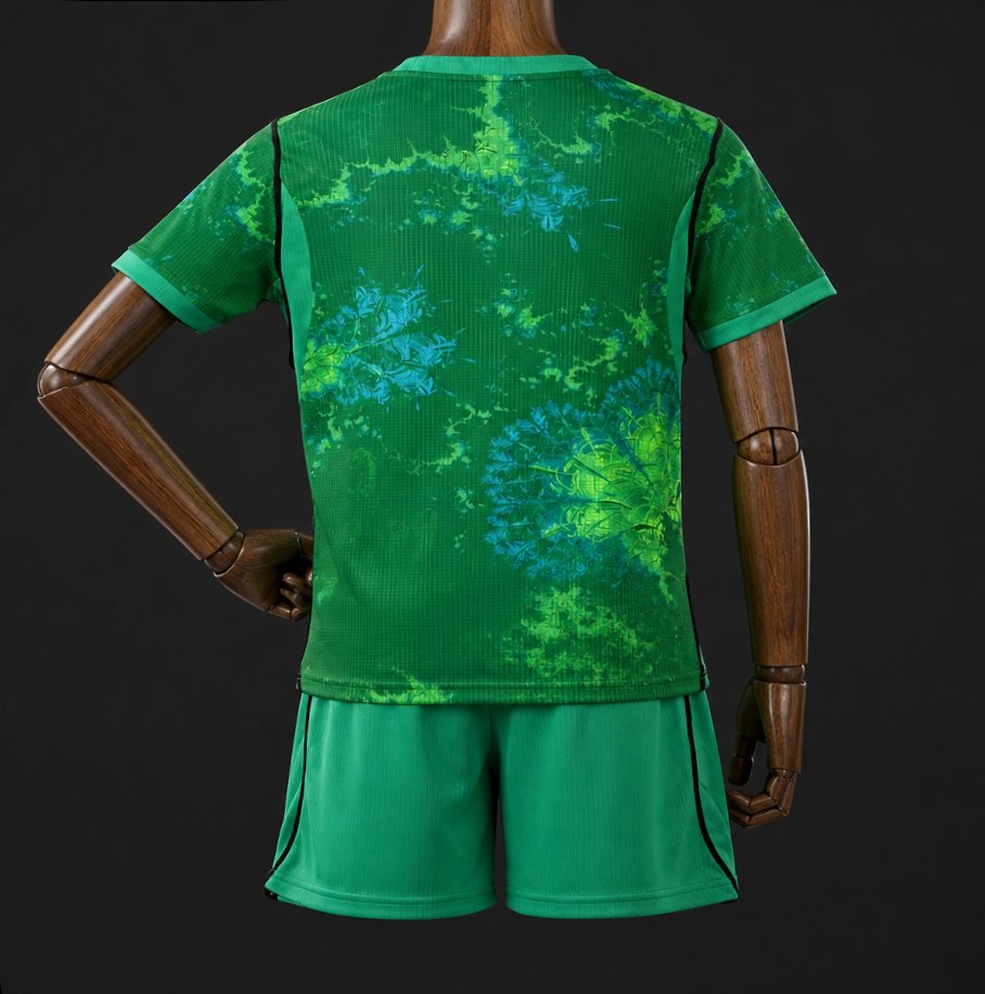 2026 Kids Netherlands Green Goalkeeper Jersey